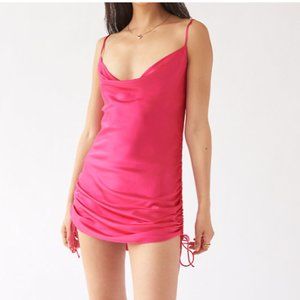 NWT Wilfred Only Ruched Slip Dress, Pink，Size XS